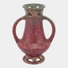 Roseville Ferella Red 1930 Vintage Art Deco Pottery Ceramic Flower Vase 499-6