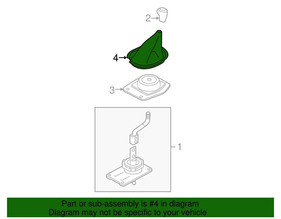 Ford Mustang 2005-2009 genuino - Bota 8R3Z-7277-AA Foto 2 de 3