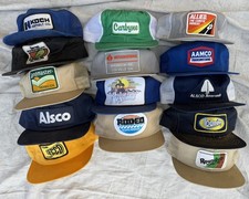 LOT of 14 Vintage SWINGSTER ONLY Trucker Hats PATCH Mesh FARM AG SEED K Brand