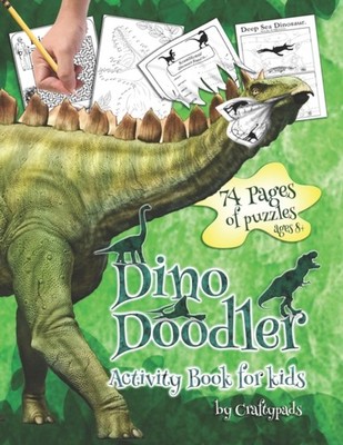 Kinsella - Dino Doodler - Activity Book For Kids  74 pages of puzzles  - X555z
