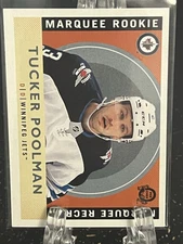TUCKER POOLMAN----2017-18 O PEE CHEE--MARQUEE ROOKIE--WINNIPEG--FREE SHIPPING
