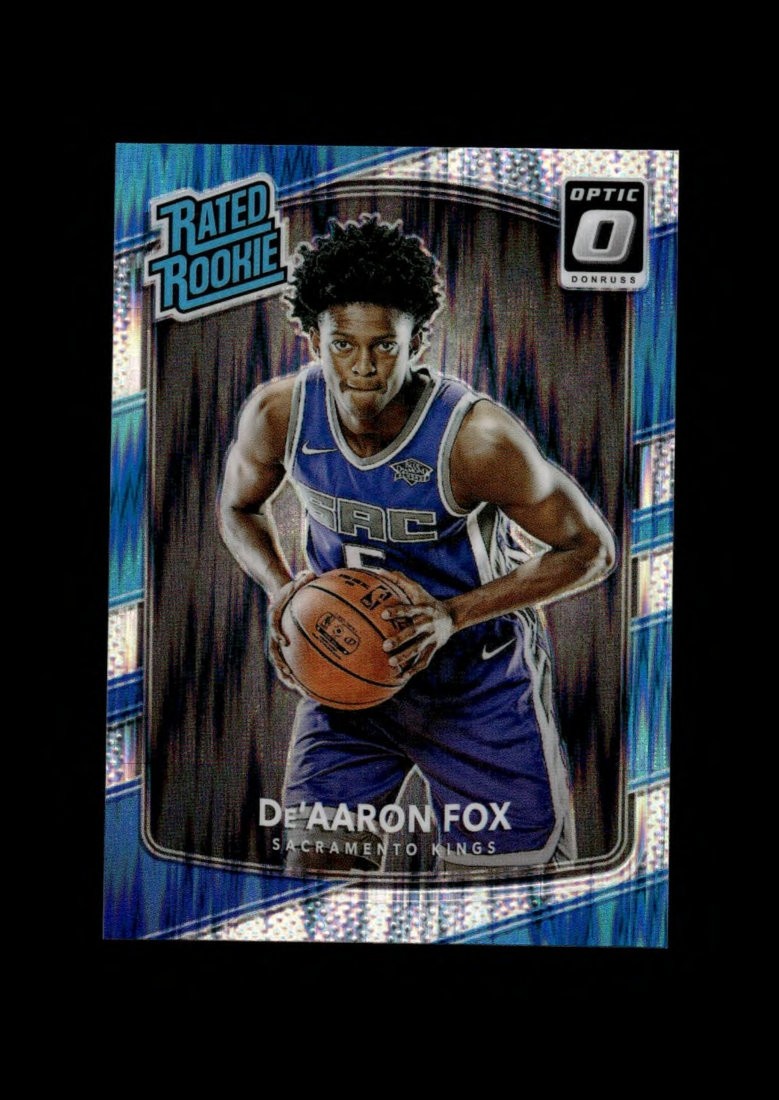 2017-18 Donruss Optic: #196 De'Aaron Fox Shock Ref RC NM-MT OR BETTER