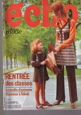 ECHO DE LA MODE NR. 34 HERBSTSTRICK / VIGNY ET MARIE DORVAL / ANDRE VERCHUREN
