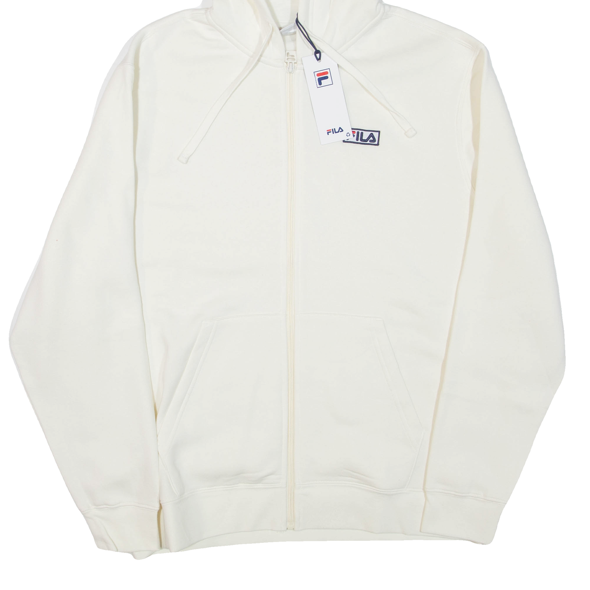 Felpa con cappuccio FILA uomo bianca L