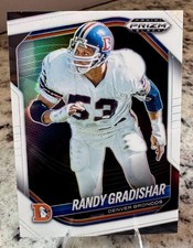 2025 Panini Prizm Black - Randy Gradishar #50 - White Prizm /175 DENVER BRONCOS