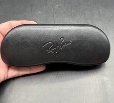 RAY BAN Black Medium Hard Case  Cleaning Cloth for Eyeglasses  Reading Glasses