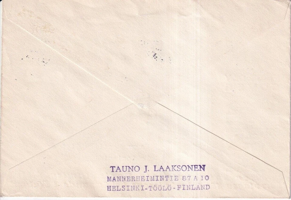 Finland 1955 Fish - The Prevention of Tuberculosis FDC - Image 2 of 2
