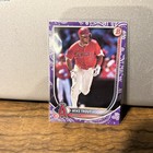 2025 Bowman - Mike Trout #1 Purple Pattern /199