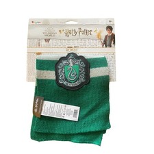 Harry Pottery Wizarding World Slitherin Scarf Green  Gray by Disguise