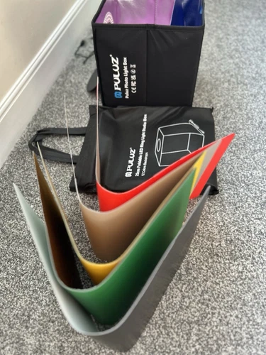 PULUZ Mini Light Box Photography, 25Cm Portable Folding Mini Photo Studio Box Te