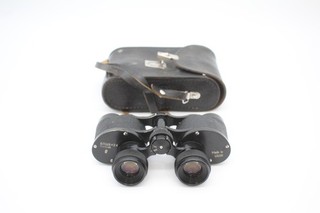 Komz 6nw 6x24 Made In USSR Vintage Binoculars Working w/ Original Case & Strap