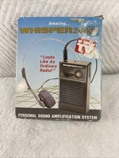 Vintage 1989 Whisper2000 Sound Modulator Hearing Amplification Model 2000 R
