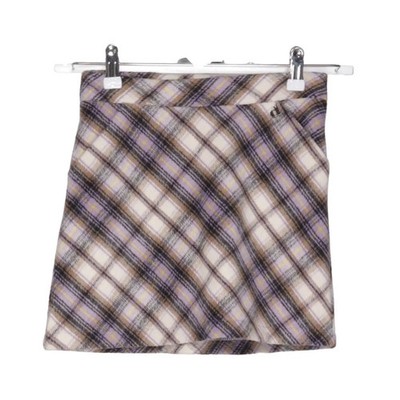 Dixie, Rock, Größe: S, Lila/Beige/Mehrfarbig, Acryl/Polyester, Karo, Damen #st0