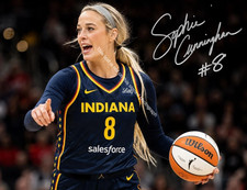Sophie Cunningham Signed Autograph Photo Indiana Fever Basketball WNBA HD138