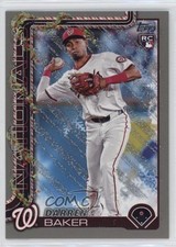 2025 Topps Holiday Holiday Silver Glitter Darren Baker #H167 2k3