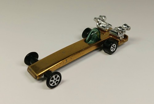 Vtg 1970 Johnny Lightning Topper SLING SHOT Gold Dragster Excellent "FAST SHIP" - Picture 1 of 9