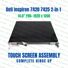 HWY0J Dell Inspiron 14 7420 7425 2-in-1 14" Lcd Touch Screen ASSEMBLY silver