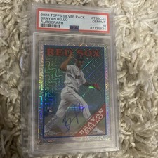 2023 Topps Series 1 - Brayan Bello Autograph /199 Red Sox Rookie Card PSA 10