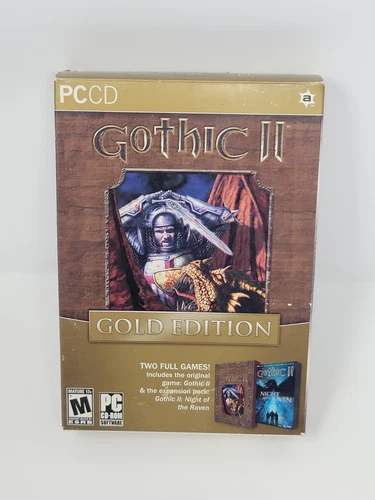 Gothic II: Gold Edition Boxed Game PC CD-ROM 2005 Software Windows IBM