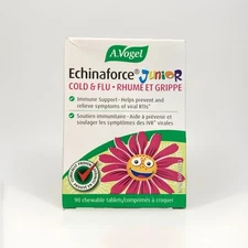 A. Vogel Echinaforce Junior 90 Tablets Chewable Tablets Kids Cold & Flu Medicine