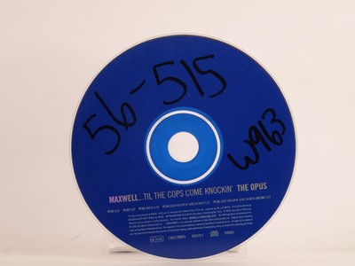 Maxwell Till The Cops Come Knockin' (X2) 5 Track CD Single auch Plastikhülle C
