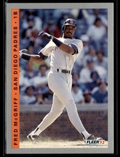 1993 Fleer #143 Fred McGriff Baseball Card 1103V
