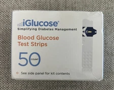 IGlucose Test Strips 50 Count Exp 1/30/26