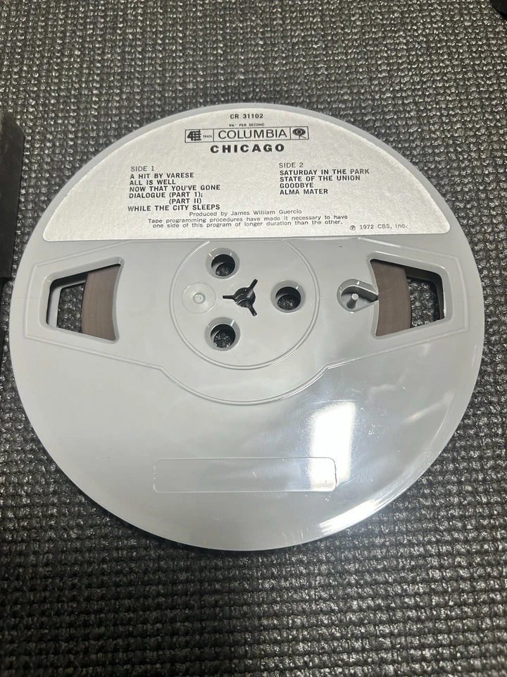 Chicago - V ~ 4 Track 3 3/4 IPS Reel To Reel Tape ~ Columbia Tested Works! Foto 2 de 4