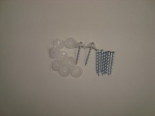 Corrugated Mini (Miniature) PVC Roof Sheet Fixing Nails 5 Packs of 10 (50)