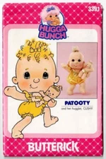 Hugga Bunch Patooty Doll Pattern Butterick 3391 Uncut 1980's Vintage Uncut