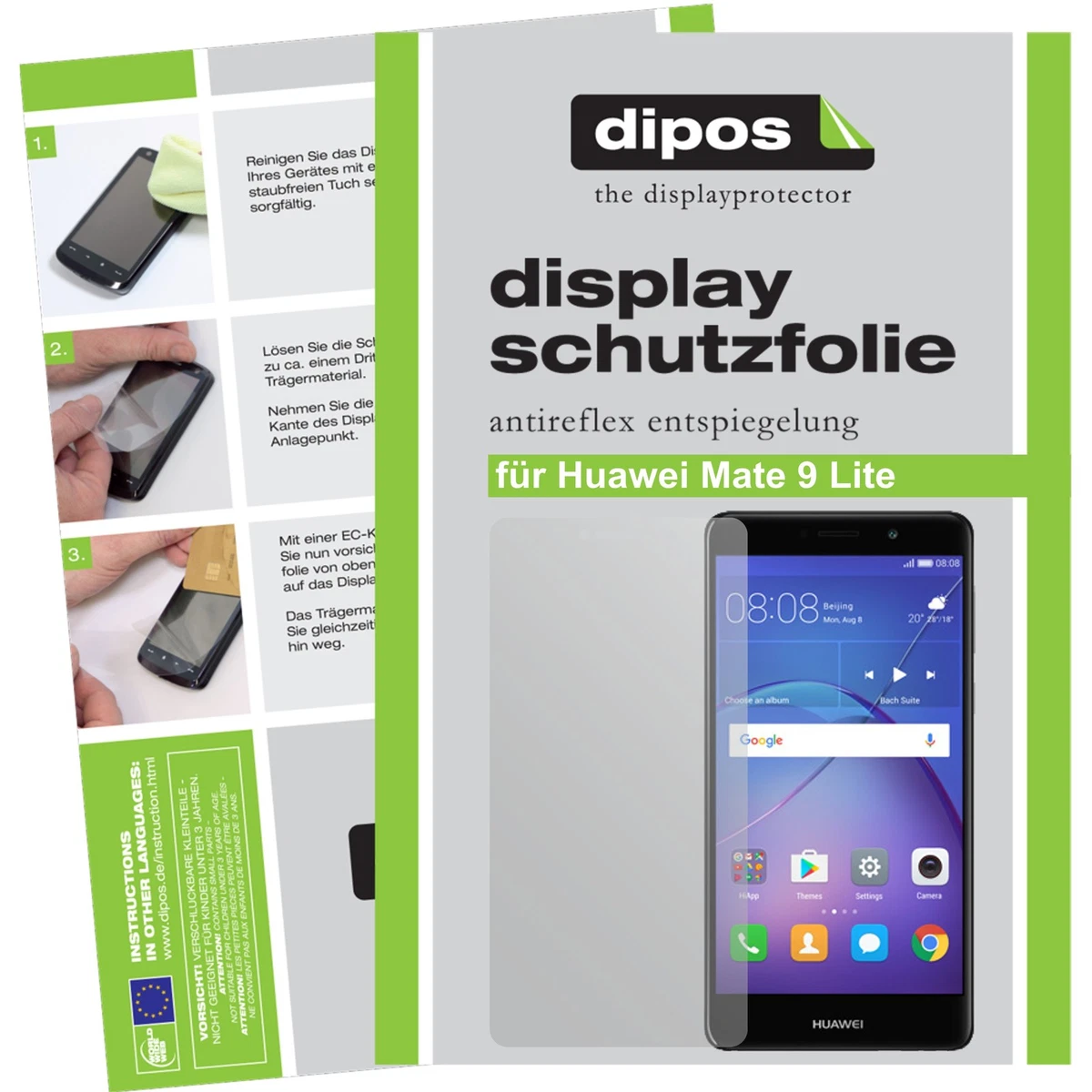 brotect Pellicola Vetro Opaca per Huawei P30 (3 Pezzi) Protezione Schermo [ Anti-Riflesso, Durezza 9H