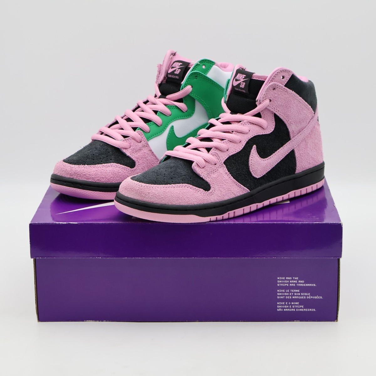 CU7349-001 Nike SB Dunk High Pro PRM Invert Celtics (Men's) | eBay