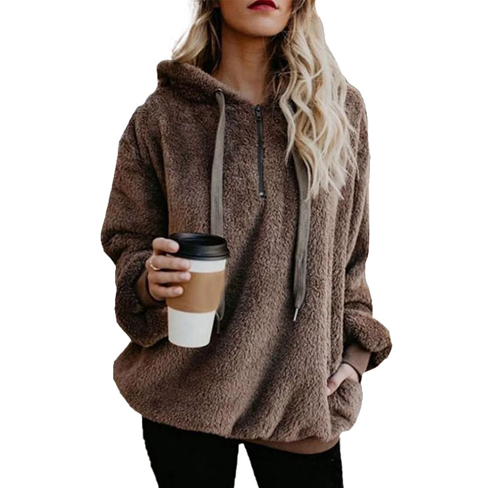 fluffy womens hoodie