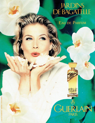 Advertising 0524 1995 les Jardins de Bagatelle Guerlain eau parfum