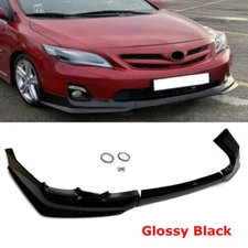 For Toyota Corolla 2011-2013 T Style Front Bumper  Splitter Lip Chin Spoiler