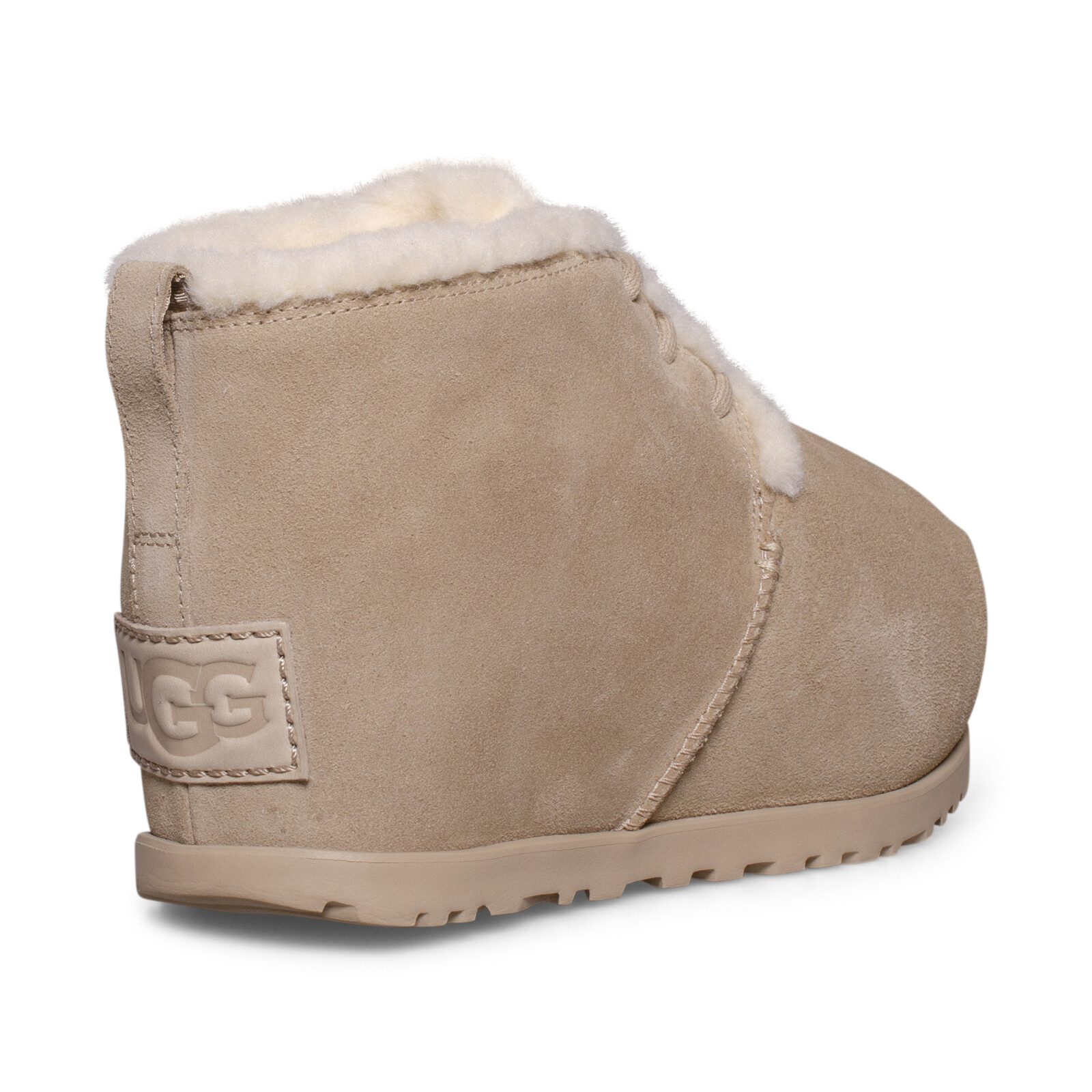 PANTOFOLA D’ORO UGG PANTOFOLE DA DONNA CON LACCI POMPATI SEMI DI SENAPE SCAMOSCIATE COMODE TAGLIA US 7 NUOVE