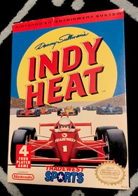 Danny Sullivan's Indy Heat NES gioco raro come nuovo CIB completo di scatola gioco Nintendo