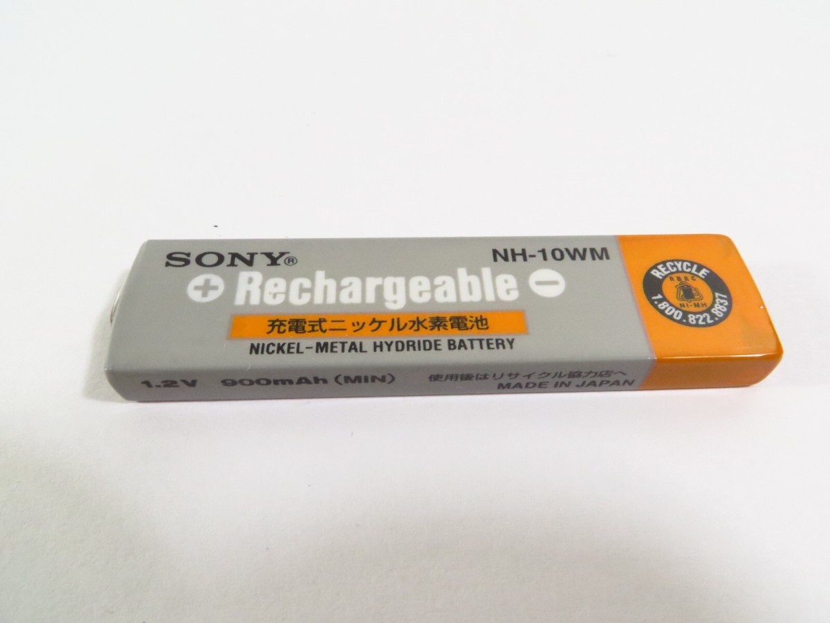 SONY ニッケル水素電池 NH-10WM 900mAh OEM Sony Rechargeable Gumstick Battery for Sony MD Walkman (NH