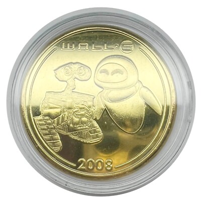2024 Pixar Fest Wall-E Medallion Featuring Eve / Eva and Walle