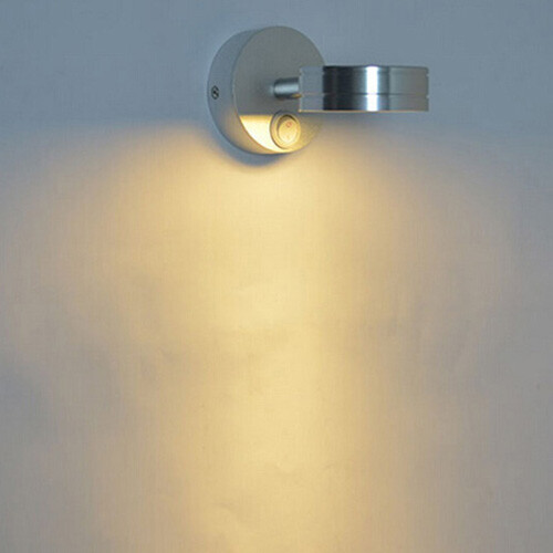 5W LED Picture Light Fixture ON/OFF Button Wall Lamp Rotatable ...