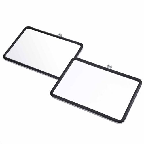 Pair Door Mirror Heads For Toyota Landcruiser 70 75 78 Hilux Ute 4X4 Chrome - Picture 3 of 12