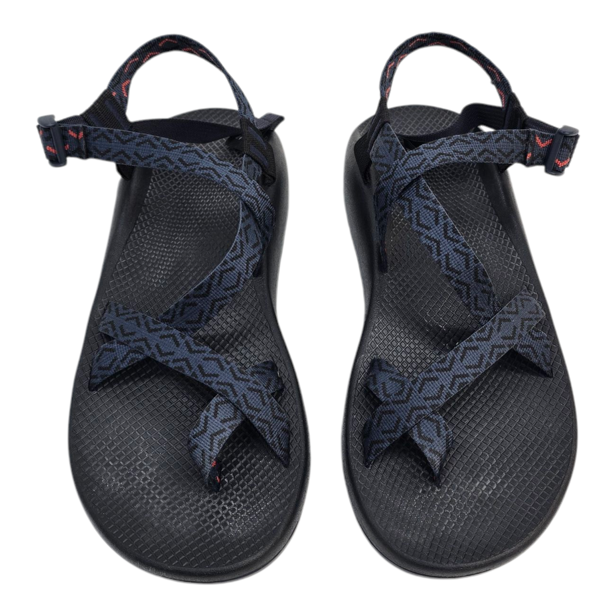 Chaco Z2 Classic Blue Black Strappy Toe Loop Hiking Sandals Mens 10 Vibram USA Mens Chaco Rapid Pro Toe-Loop Sandals Shoe main image 2