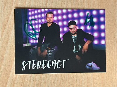 Stereoact - Autograph Card Original Signed - #S19894
