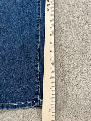 True Religion Jeans Mens 38x34 Ricky Relaxed Straight Blue Denim Dark Wash Work - Picture 3 of 13