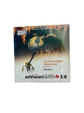 Pearson Texas enVisionMath 2.0 Teacher Digital Resources DVD-ROM Grade 2 NEW