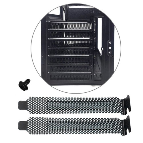 5Pcs PCI Slot Cover/PCI Slot Cover Dust Filter Blanking Board Cooling Fan - Photo 2/8