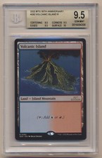 BGS 9.5 MTG Magic the Gathering 30th Anniversary Volcanic Island QUADS+ GEM MINT