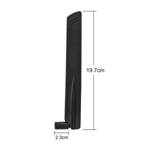 2 pièces antenne tri-bande WiFi 6E 6 GHz 5 GHz 2,4 GHz RP-SMA pour PC ordinateur PCIe - Photo 6/13