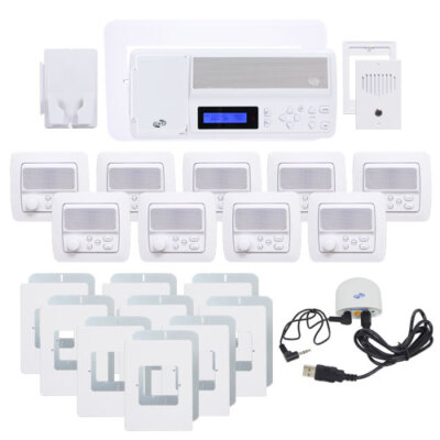 RETRO Intercom System With Bluetooth Replaces Nutone 9-Room 
