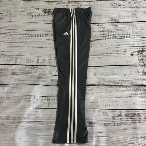Adidas Track Pants Jogger Tapered 3 Stripes Gray Youth Boys Size 14/16 Large - Picture 11 of 11